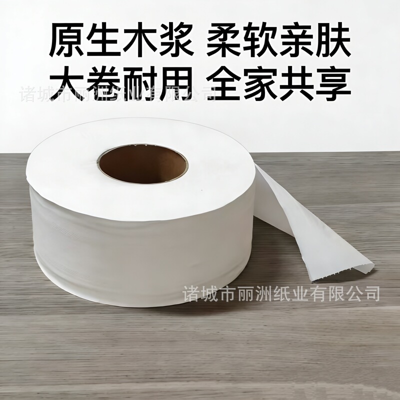 Economical and Affordable Small Roll Paper, Dual-Purpose Roll Paper, Dual-Use Paper Towels for Kitchen/Bathroom, Special Offer for the Whole Box