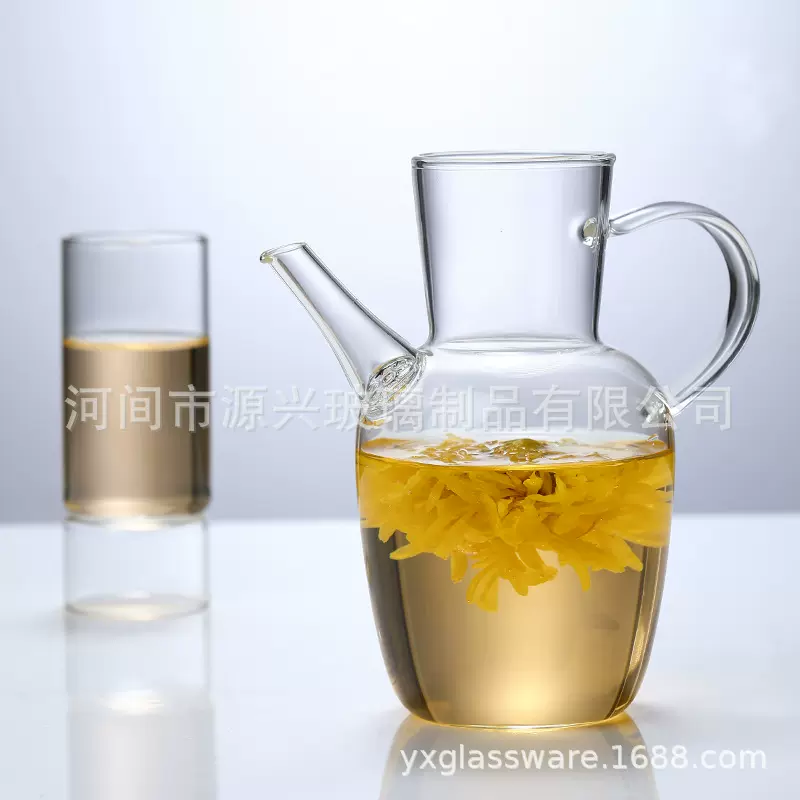 耐热玻璃水经注玻璃茶壶耐高温泡茶壶高硼硅玻璃水壶玻璃壶泡茶壶
