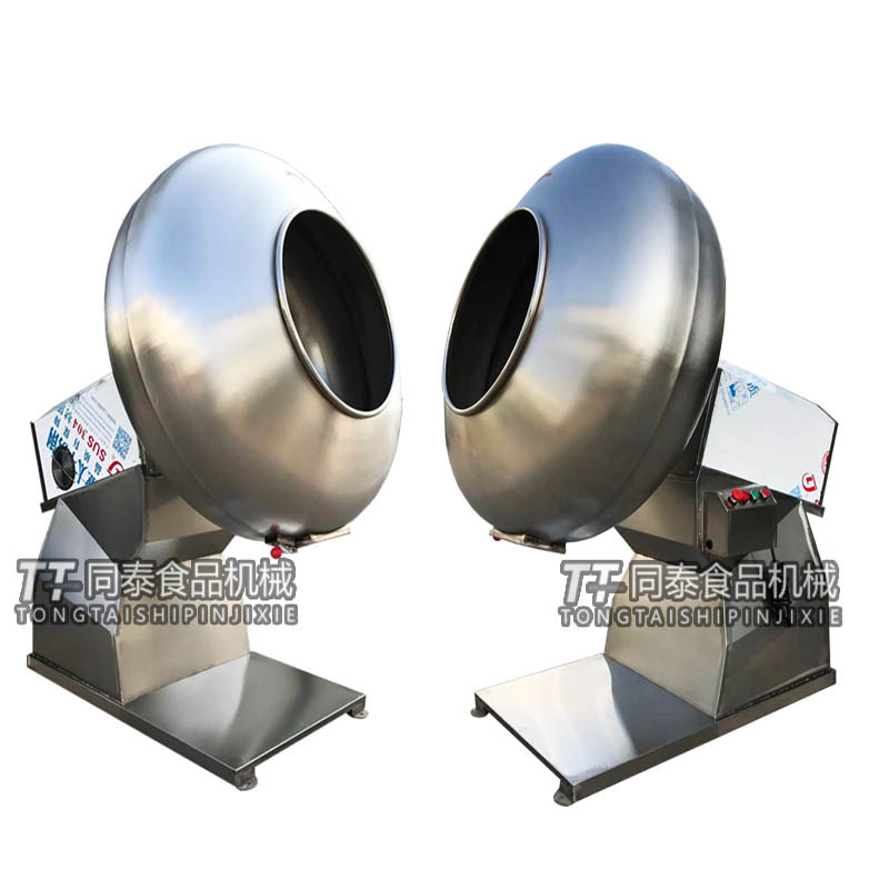 现货供应食品加工荸荠式鱼皮花生裹衣机花生豆裹粉机食品级