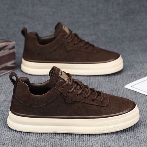 New trendy sports shoes for men, casual and versatile, high-end men's board shoes, autumn running, shock absorption, wear-resistant and durable