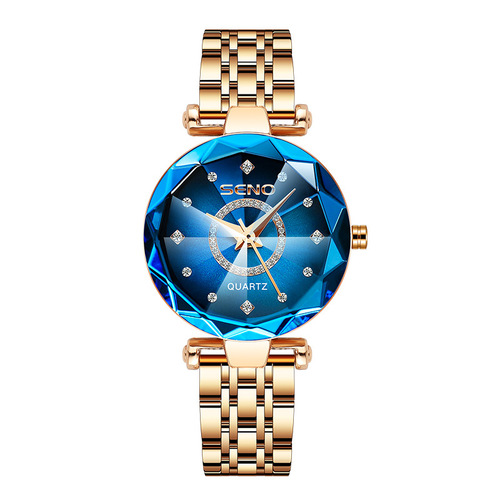 Cross-border  New Women's Fashion Watch Waterproof Ocean Heart Quartz Watch Dropshipping One Piece