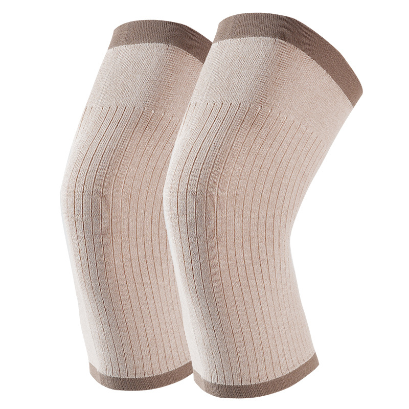 Rodilla para las articulaciones caliente rodilla antideslizante delgada chaqueta de invierno para mujeres sin marcas de cachemira para dormir otoño y invierno para hombres