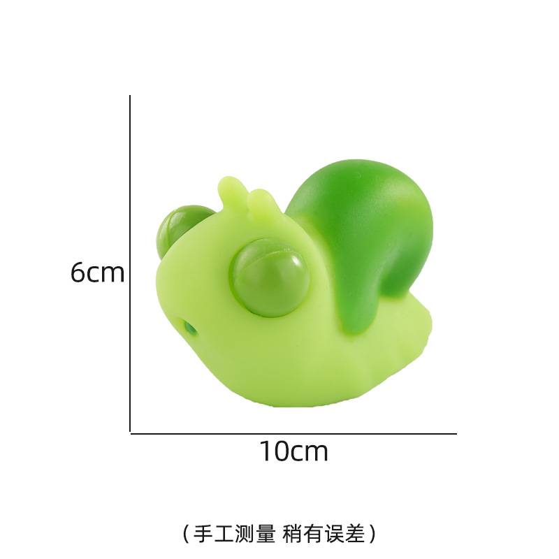 Transfronterizo caliente-venta llamativo gusano vegetal pellizco música descompresión juguete squeeze ojo-soplado creativo ventilación descompresión artefacto fábrica al por mayor