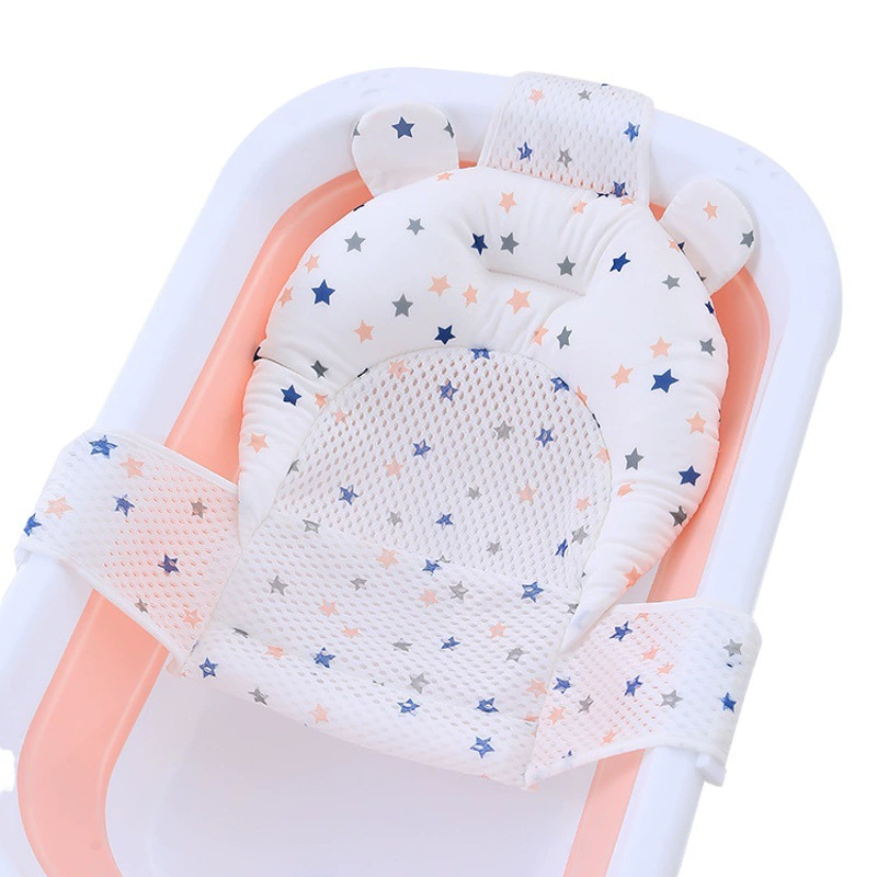 Модернизированный детский коврик для ванной Чистая сумка для ванной Подвеска для ванной Детская кровать для ванной Дышащая защита хребта Коврик для ванной 2-в-1