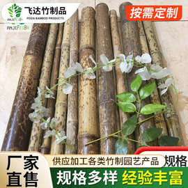 厂家供应斑竹湘妃竹花斑竹家居装饰竹子竹制家具制作材料