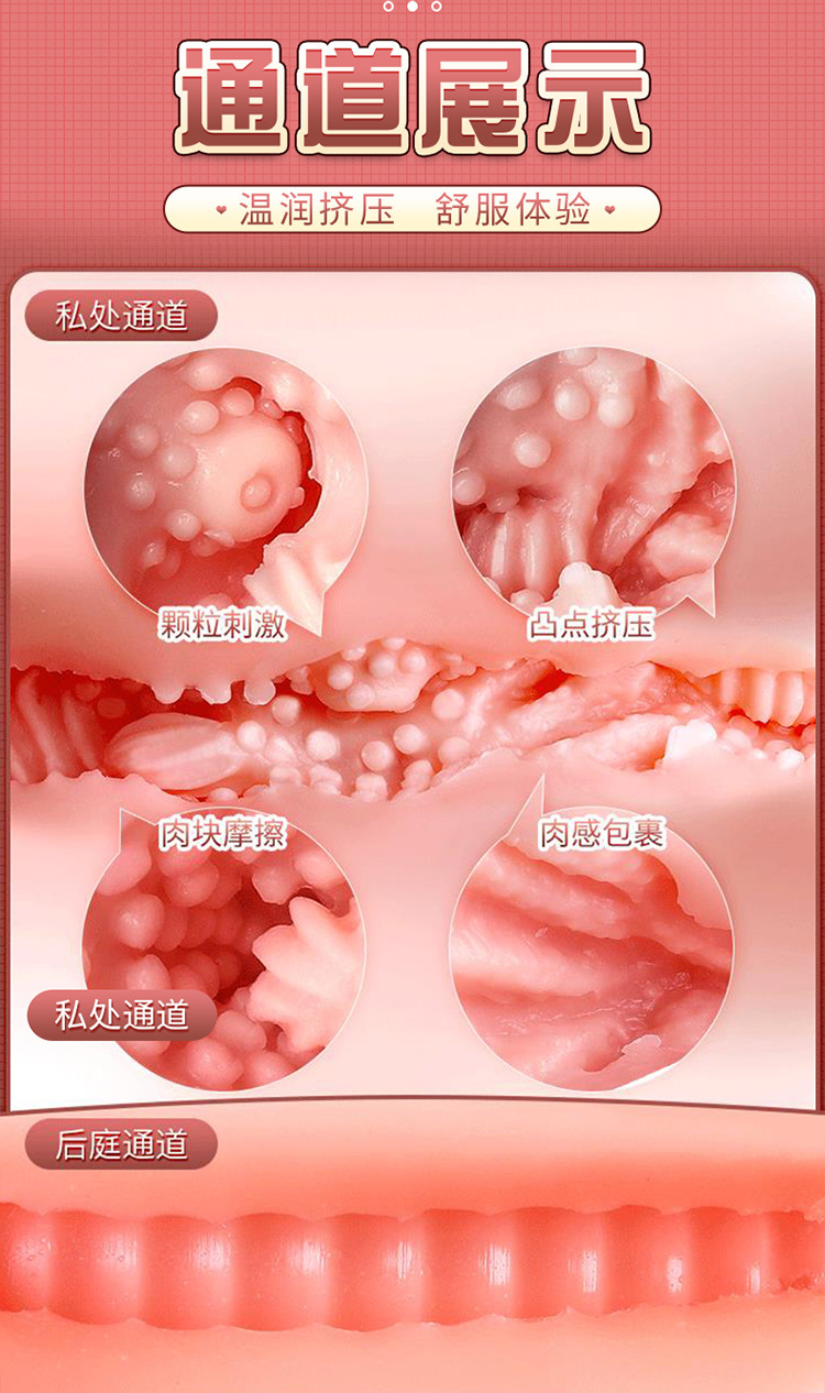 Jiuai Half-Body Inverted Mold Doll Male Masturbator TPE Manual — detail image 6