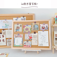Ins風コルク板写真壁日系フェルト自己粘着壁壁板壁掛け上家庭用寮伝言