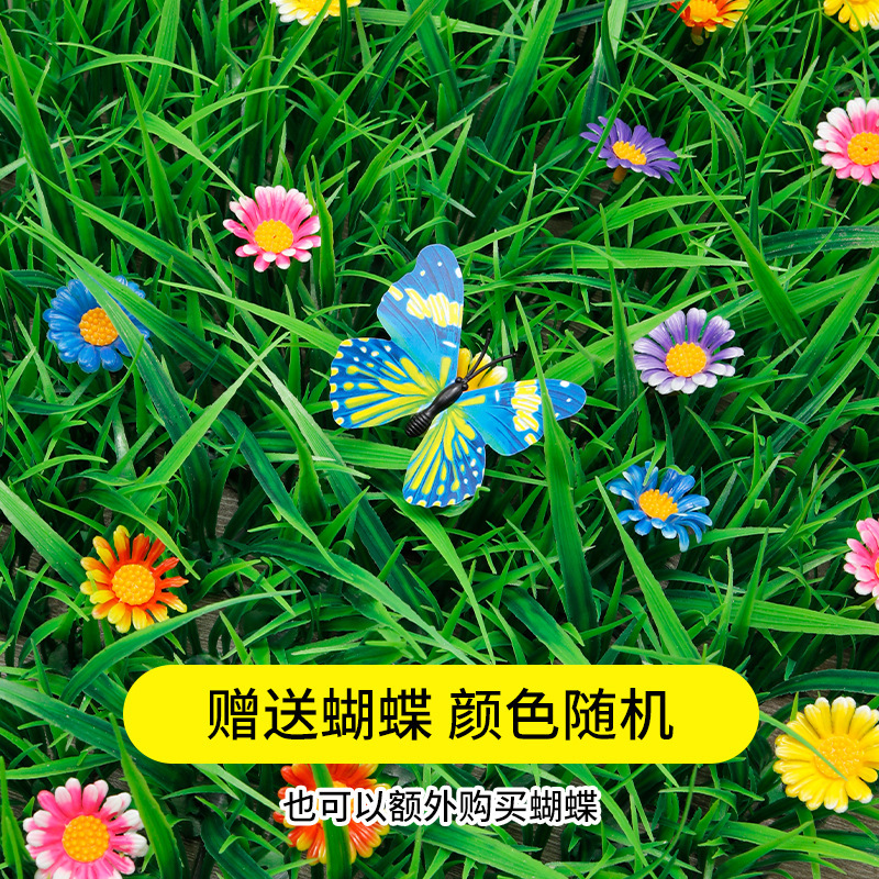 模擬芝生パーティション、人工植物壁、プラスチック造花、窓枠装飾、造園、偽緑植物、カーペット装飾品シーン|undefined