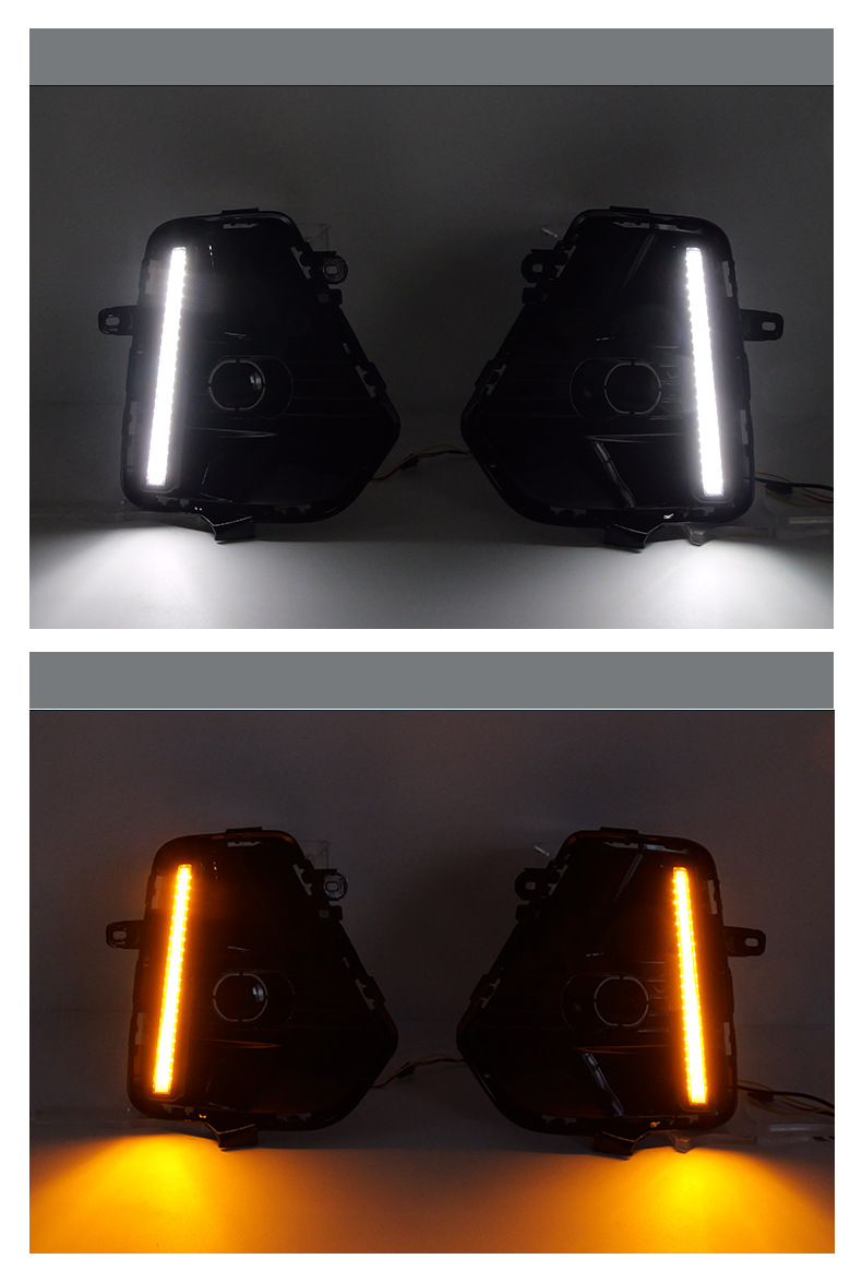 Suitable for 26-Year-Old Toyota Wildlander/Rav4 Fog Light Position Daytime Running Lights Turn Signal Light Modification Front Fog