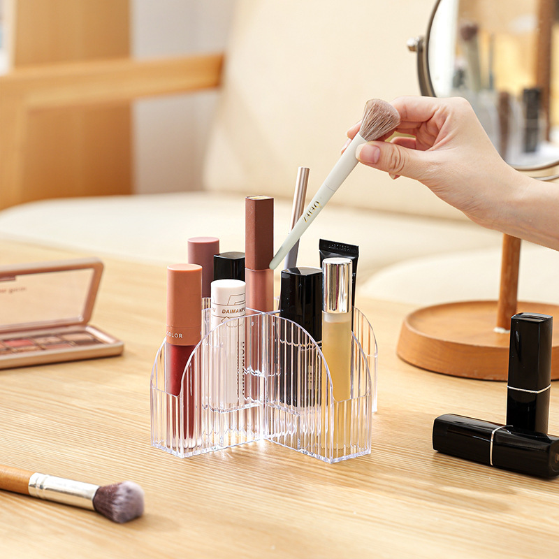 1640 lipstick storage box, 9-compartment lip gloss organizer, transparent cosmetic storage box, lipstick holder