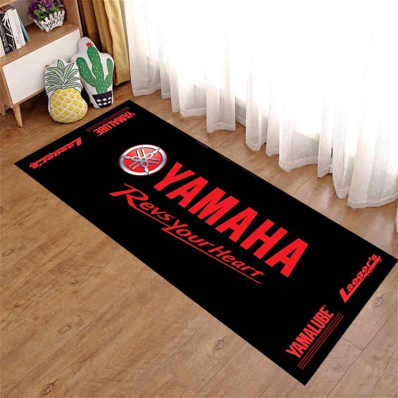 Cross-border TEMU American-style crystal velvet carpet, skin-friendly, wear-resistant, dust-proof, bedside rug for bedroom, motorcycle decorative floor mat for living room