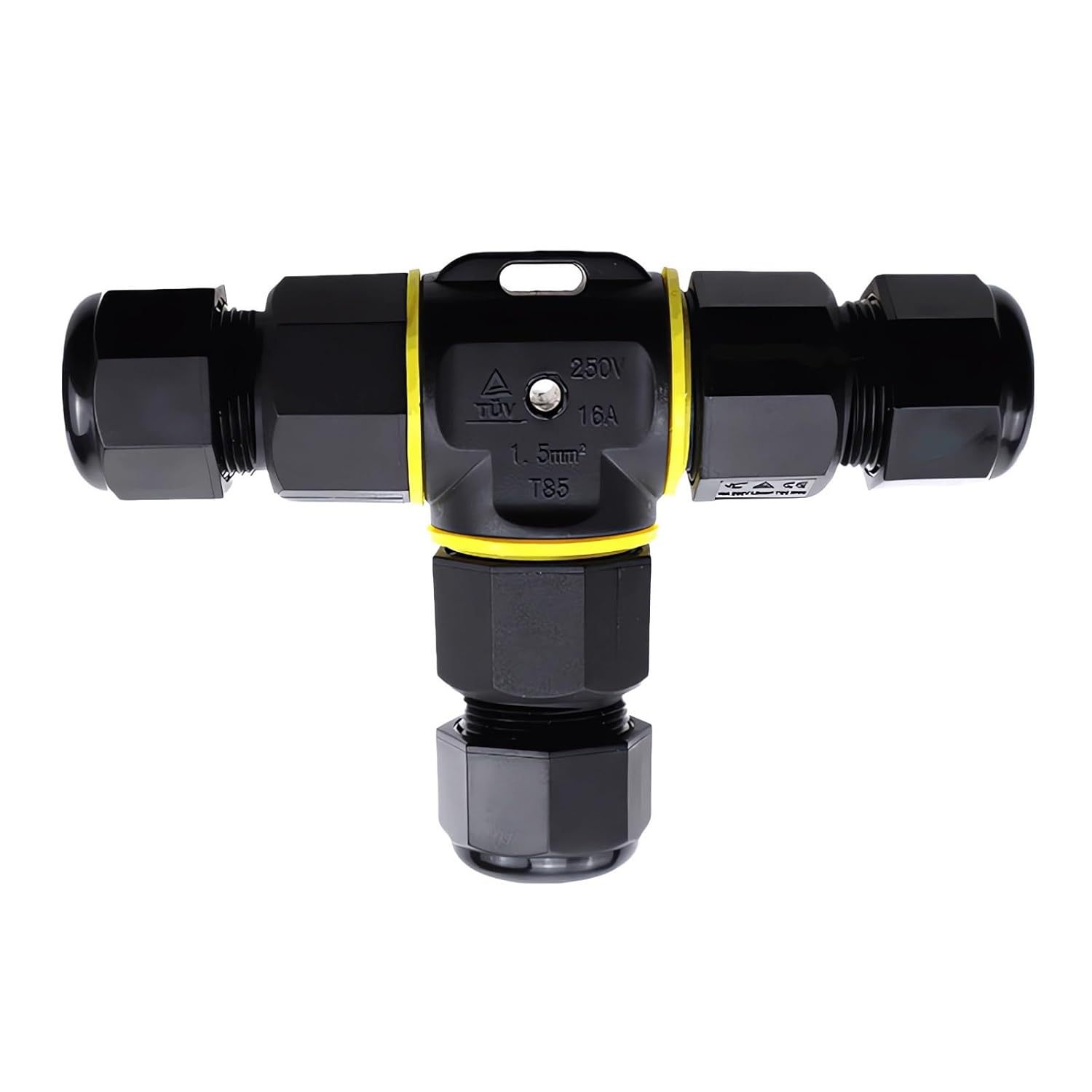 RTNLIT IP68 Waterproof Junction Box 3 PIN 3 Way Electrical C