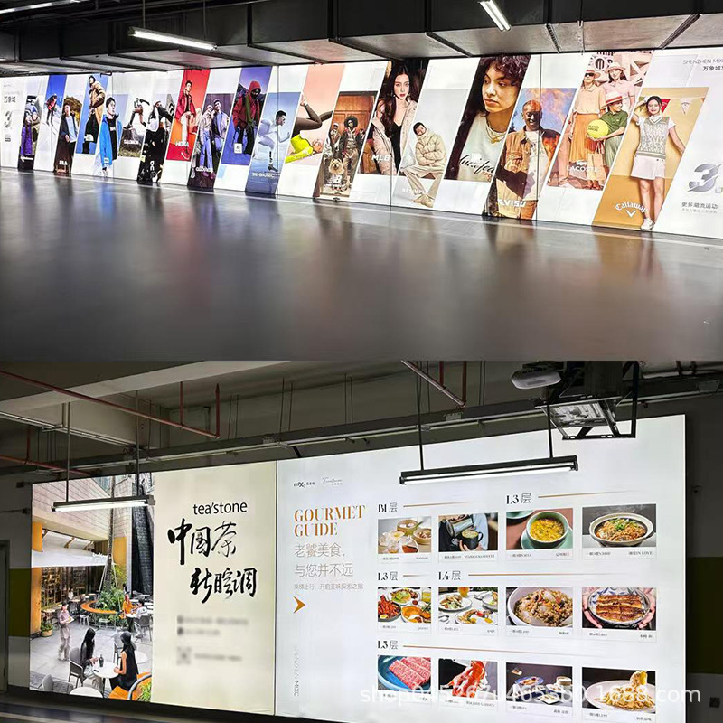 定制卡布灯箱招牌超薄户外防水led灯广告牌展示架广告软膜商用