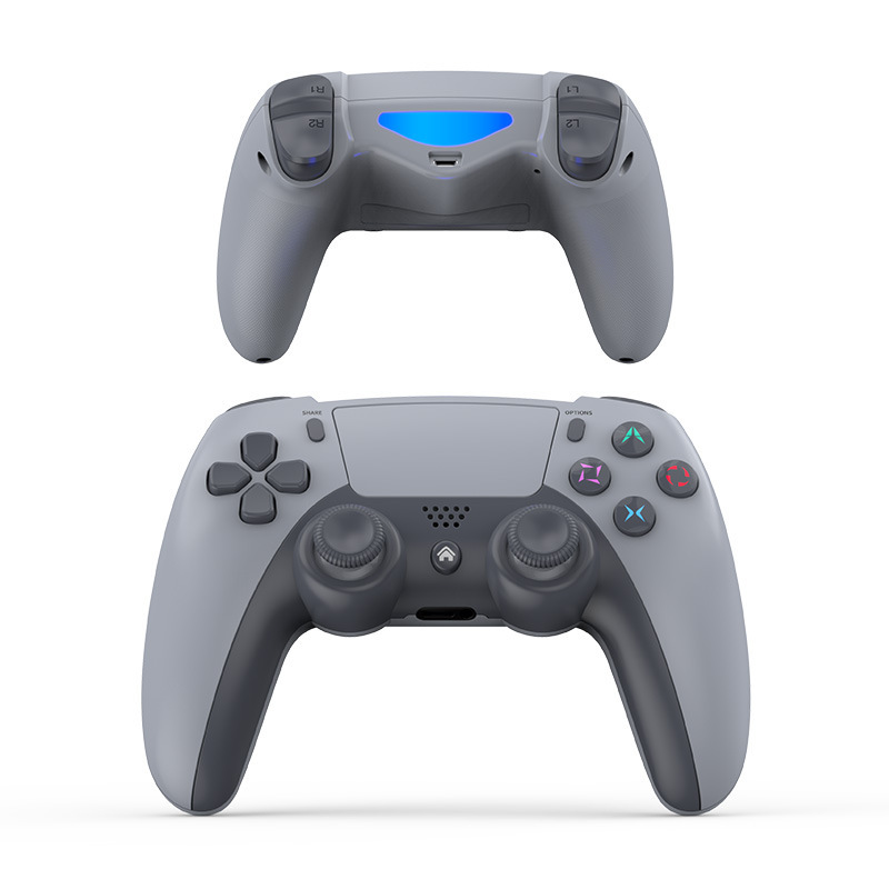 P09 クロスボーダーワイヤレスハンドル PS4 6 軸 Bluetooth 振動オーディオ体性感覚コンピュータゲームハンドル Android iOS|undefined