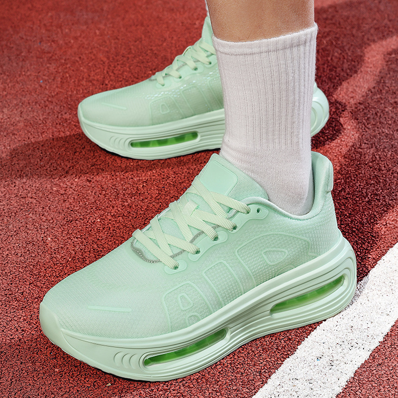 Breathable Men's Running Trainers With Suede And Rubber Sole_voghion.com