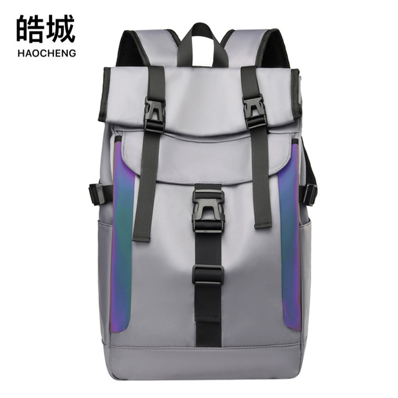 2023 nueva mochila casual de tela Oxford para estudiantes de secundaria tendencia de moda mochila de computadora de gran capacidad mochila antirrobo