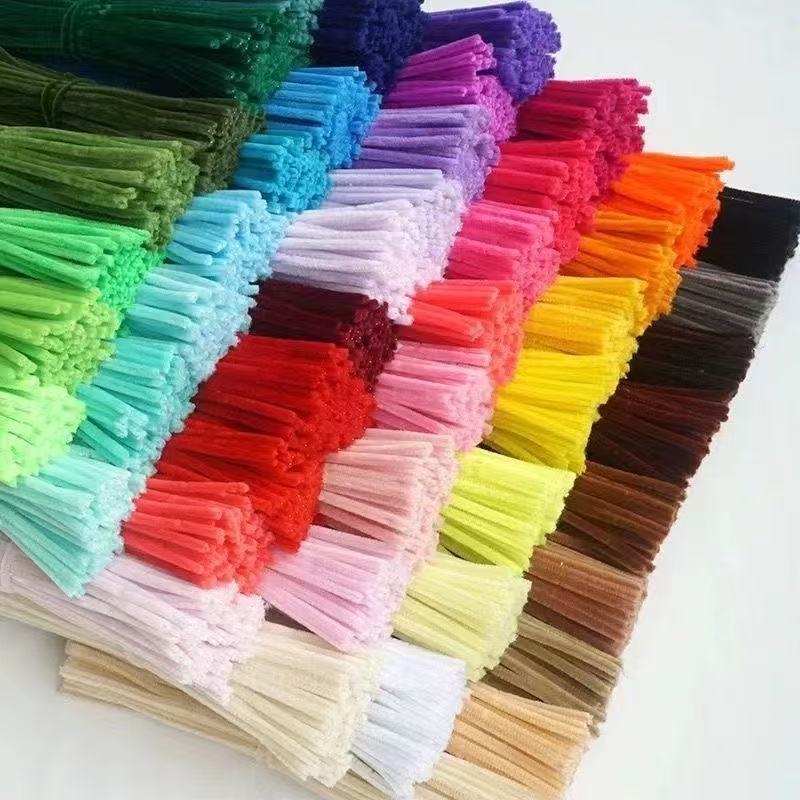 Paquete de material de bricolaje de varilla de torsión hecha a mano, macarons de terciopelo cifrado, rebabas de raíz, venta directa de fábrica al por mayor