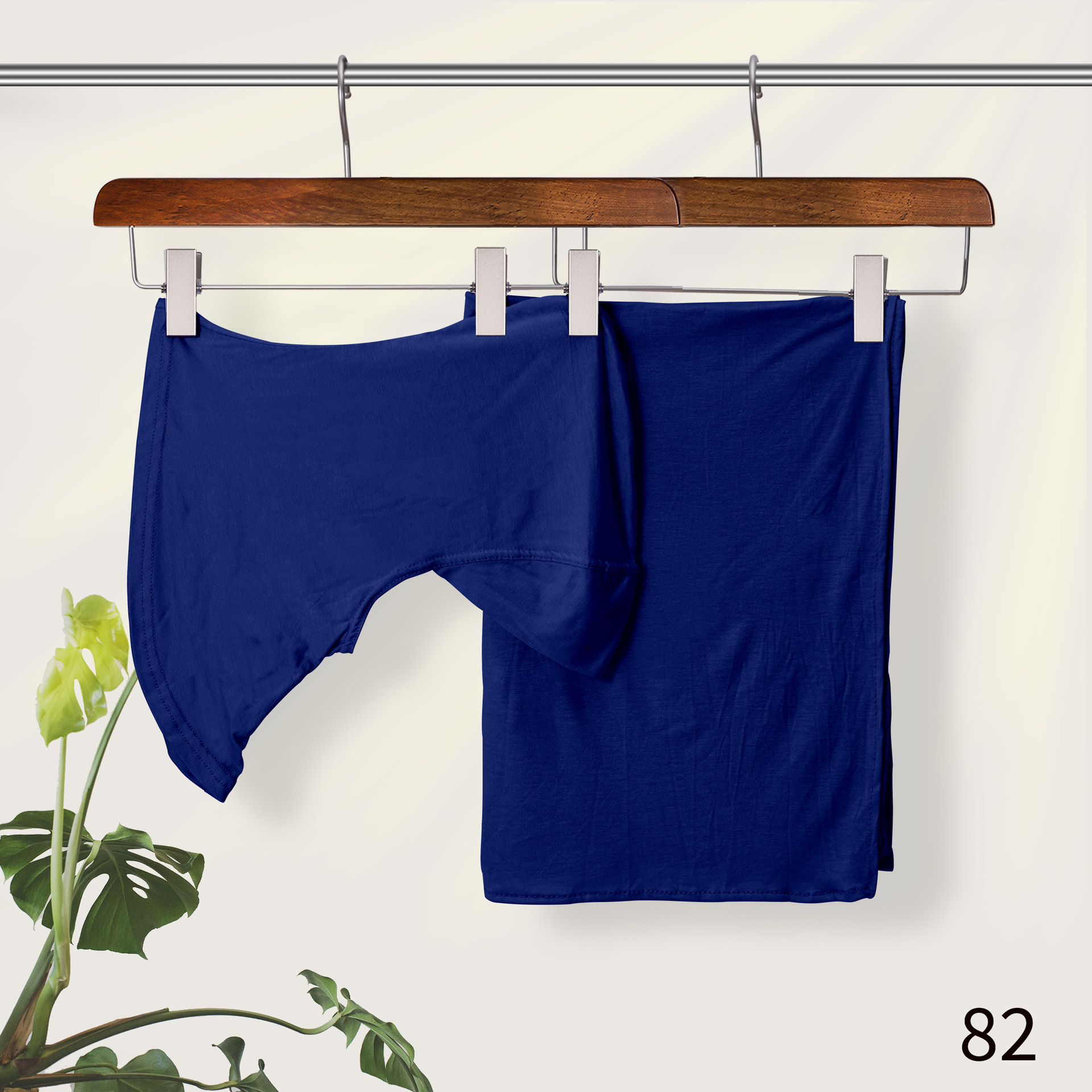 [No Stitching-Sleeve Cap Jersey] Modal Cotton Sleeve Cap Jersey Scarf Two-Piece Set No Stitching display picture 12