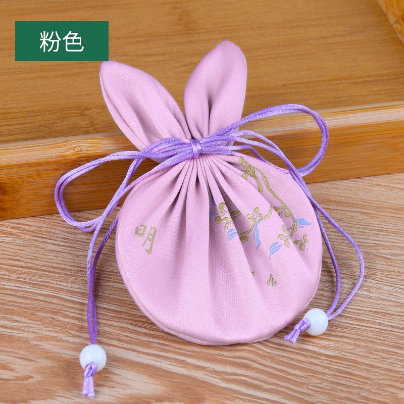 Dragon Boat Festival bolsa de joyería bolsa de aromaterapia bolsa tejida bordada bolsa de loto Zen estilo chino tradicional estilo antiguo brocado bolsa vacía