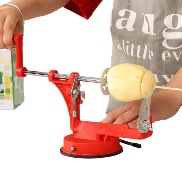 Home Manual Potato Tower Machine Stainless Steel Hand Shake Cutch Cut Cut Capped Potato Chip Multifunctional Rotating Potato Chip