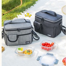 跨境热销午餐包加厚铝箔野餐保冷手提肩便当包饭盒保温包防水冰包