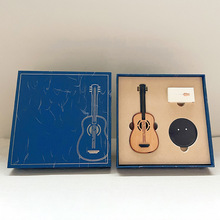 创意摆件吉他香炉音响带蓝牙听音乐木质手工音响随身礼品套装收藏