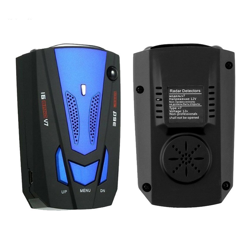 New cross-border V7 electronic dog mobile radar speed detector, car-mounted radar speed detector in Chinese, English, Russian, and Thai