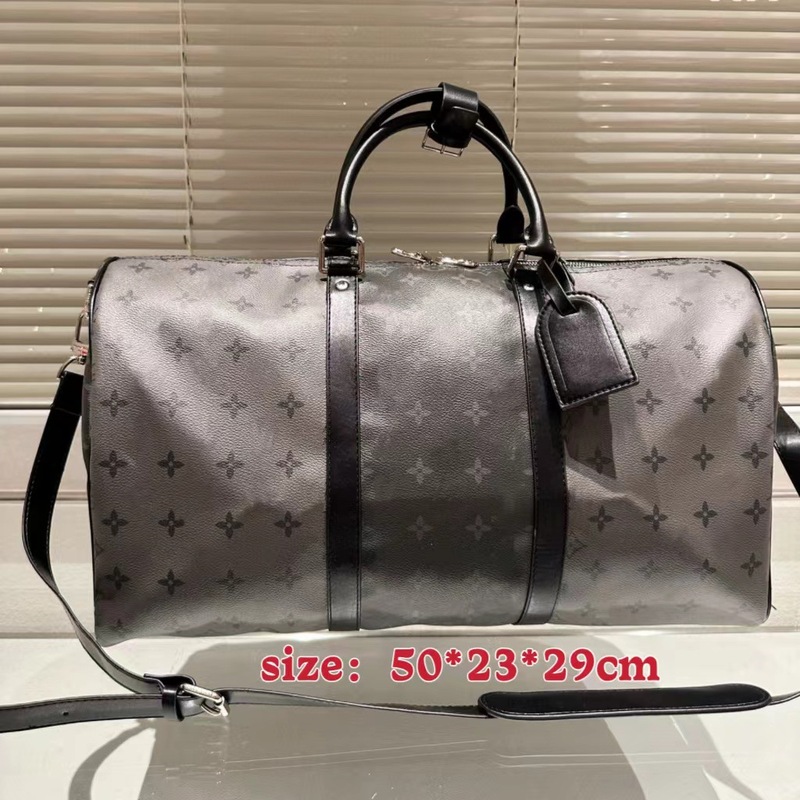 2025 新しい Keepall50 トラベルバッグ荷物バッグ大容量ビジネストラベルバッグハンドバッグフィットネスバッグ|undefined