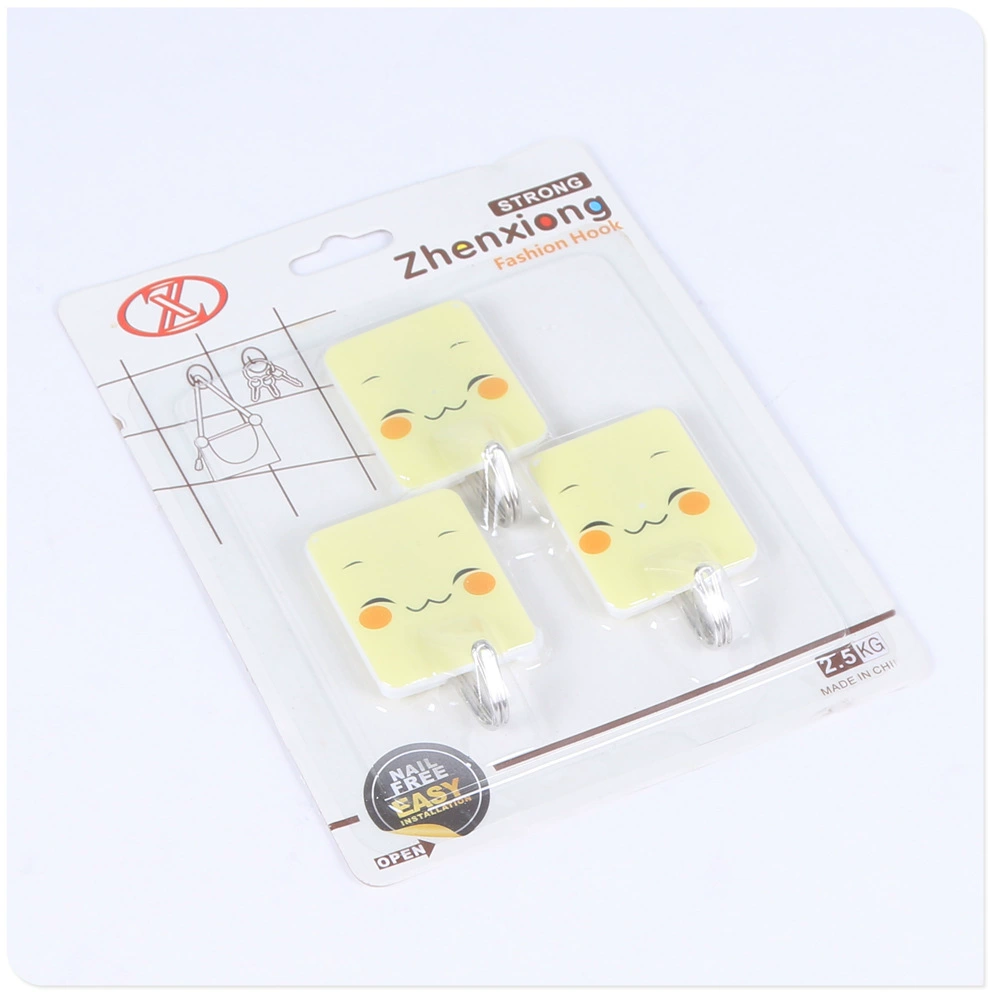Hook wall self-adhesive punch-free strong adhesive hook wardrobe kitchen household multi-functional adhesive does not fall off the paste