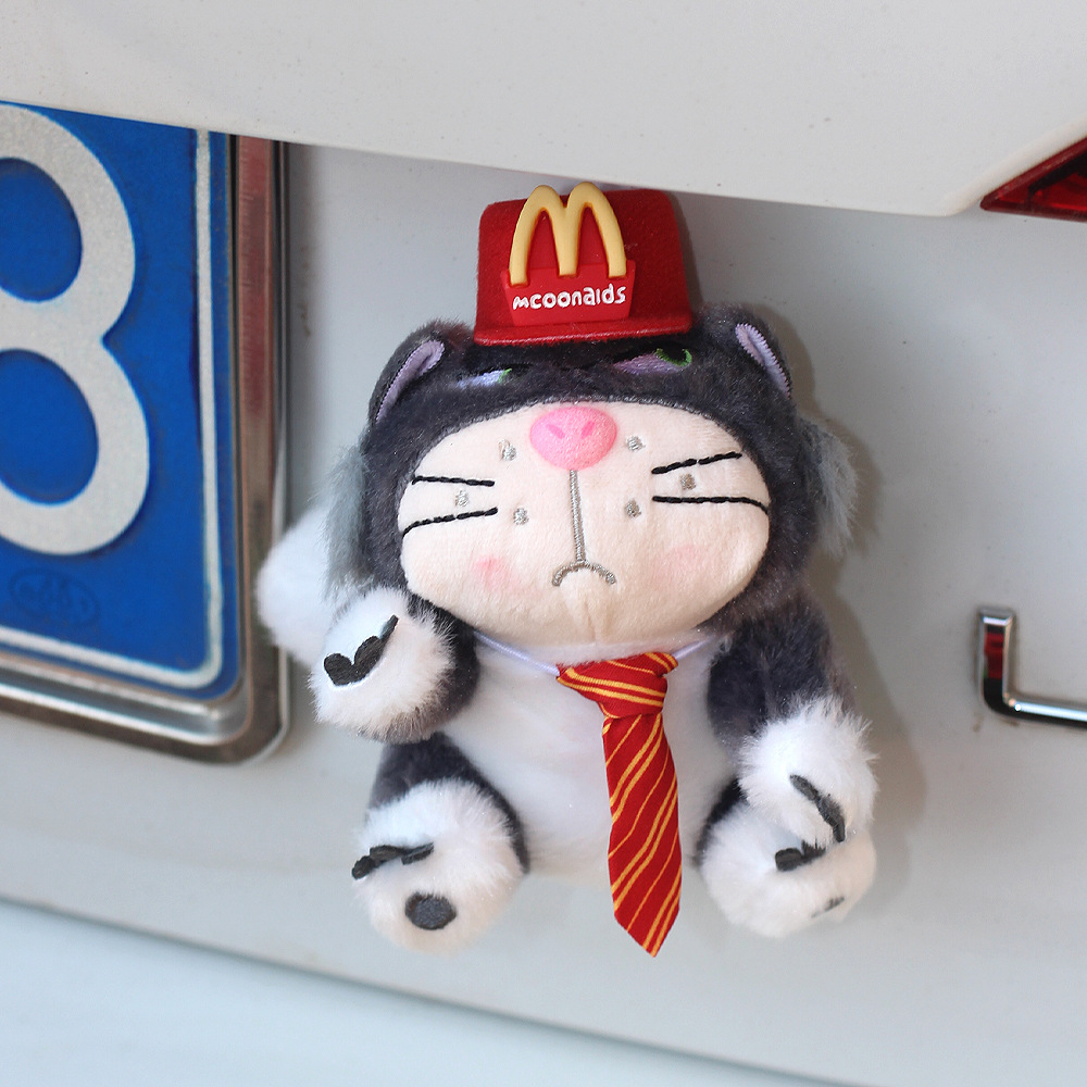 Cute Lucifer muñeca exterior coche techo de coche cola trasera muñeca de peluche colgante coche baúl colgante coche interior