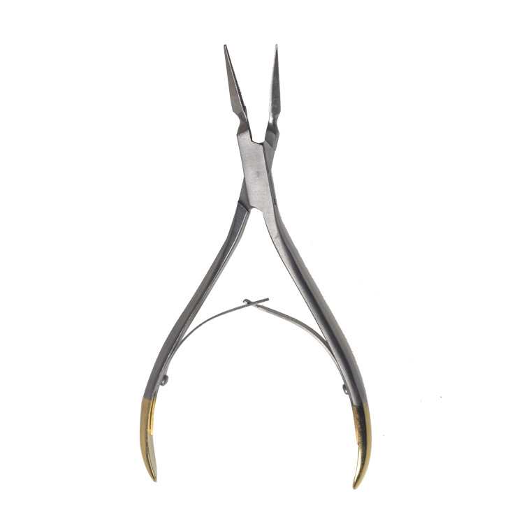 Fórceps de Extracción Dental de Acero Inoxidable para Comercio Electrónico Transfronterizo, Instrumentos Dentales Orales, Portaagujas, Fórceps para Raíces Residuales