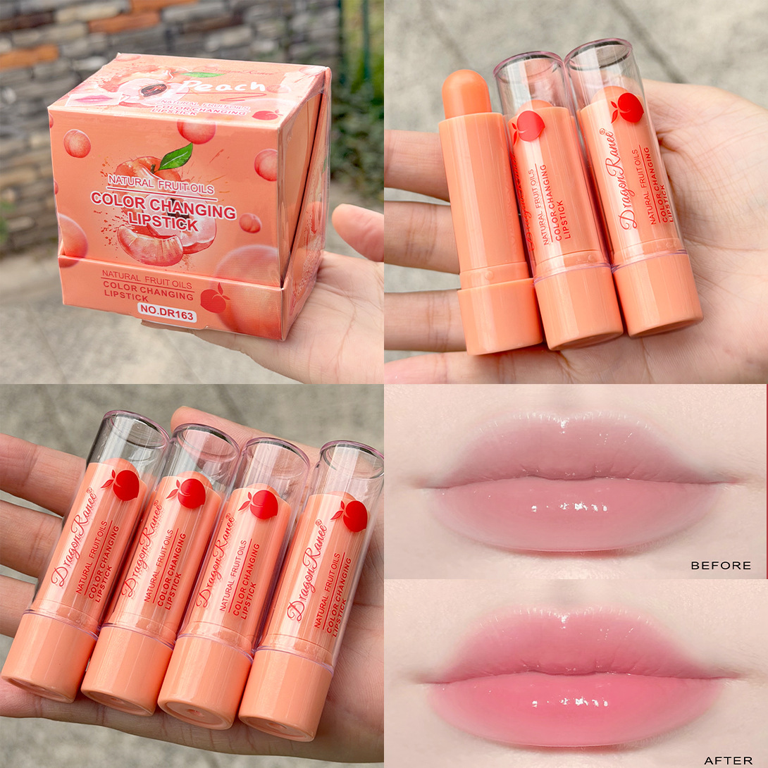 Dragonranee Cross-Border Jelly Lipstick Thermal Color Changing Lipstick Moisturizing and Long-Lasting Not Easy to Fade Export
