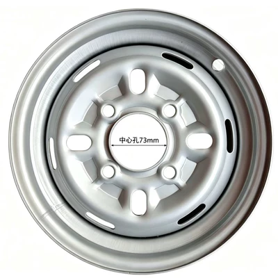4-Hole Tricycle Steel Rim: Hub