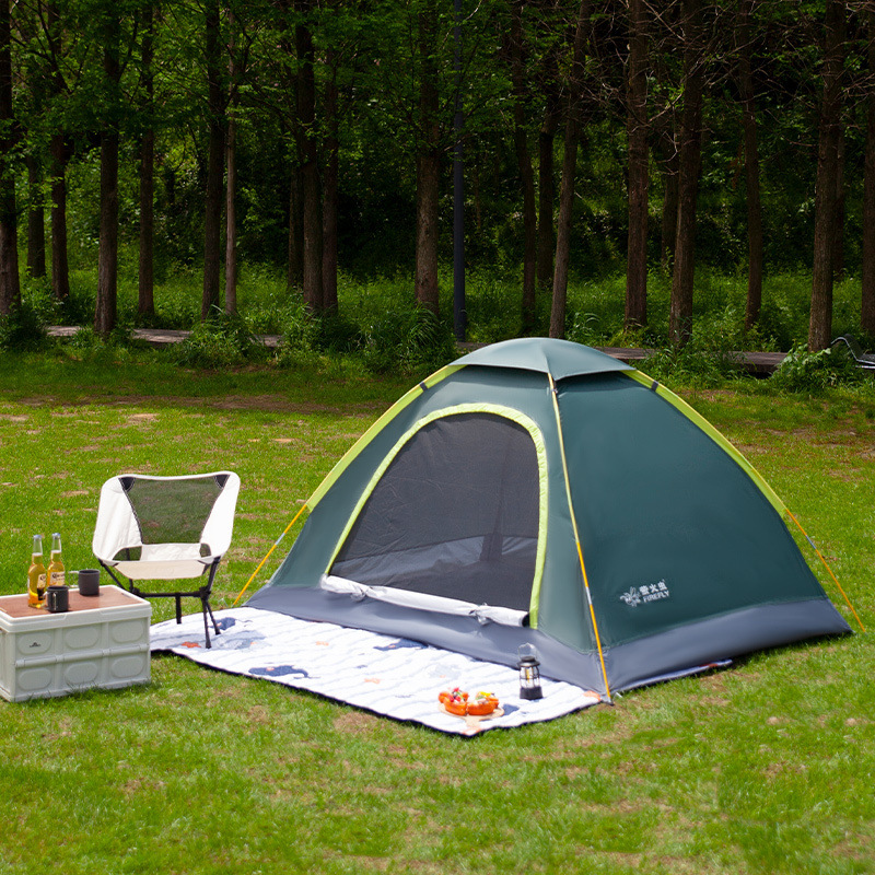 Tienda de luciérnaga Camping al aire libre 2-3-4 personas a prueba de lluvia y manos gruesas en la naturaleza playa ultraligera portátil y liviana