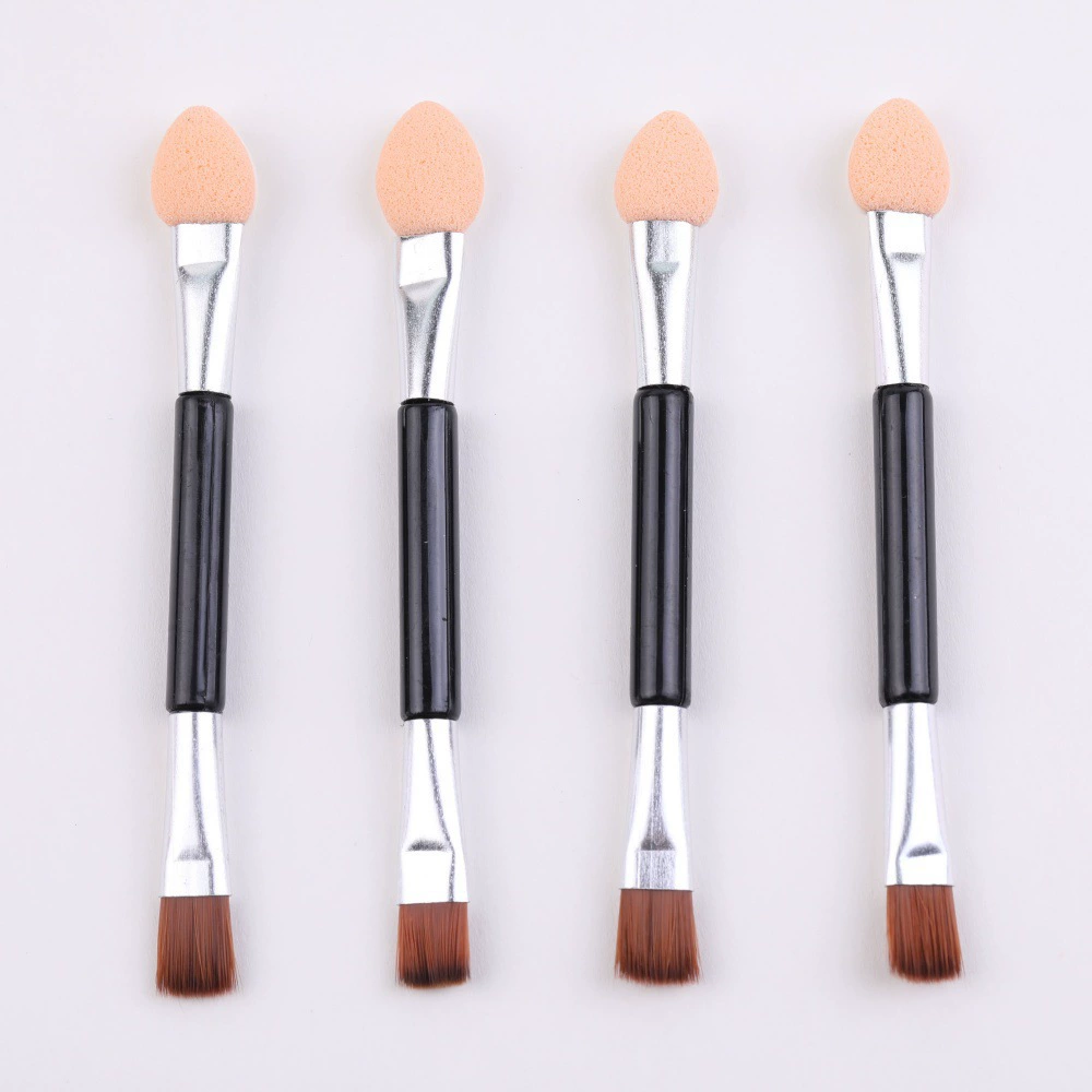 Makeup Brush Set, 11-Piece Multi-Tool Kit, aluminum ferrule, assorted eye & lip tips