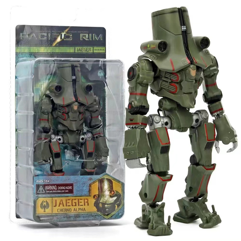 NECA パシフィック・リム メカメッキ 発光危険ローバー 赤アルファ エウリカ 可動フィギュア|undefined