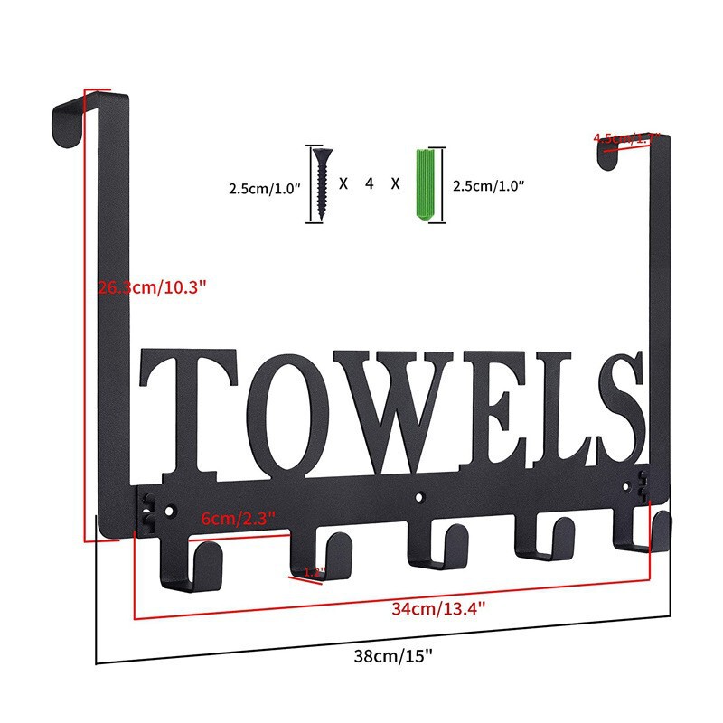 Wrought Iron Towel Rack Door Rear Hook Coat Rack Keychain Hook Removable Punch-Free Door Rear Hook Wall Hook Wrought Iron Towel Rack Door Rear Hook Coat Rack Keychain Hook Removable Punch-Free Door Rear Hook Wall Hook