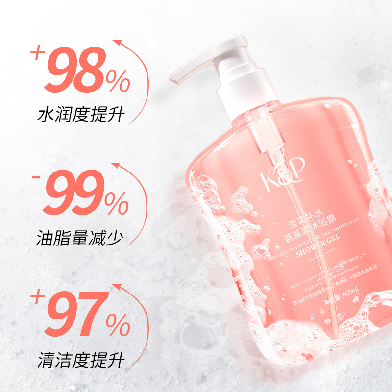 小紅書推薦氨基酸滋潤香水級沐浴露持久留香72小時清潔補水沐浴露