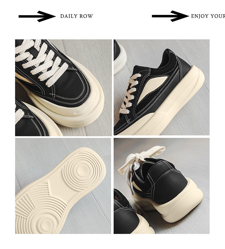 Chaussures décontractées homme à semelles épaisses et rehaussantes_voghion.com