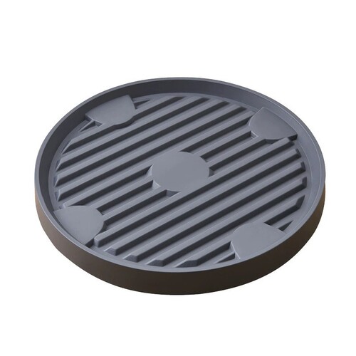 Mobile flower pot tray round tide invisible swivel wheel roller breathable base planter plant green silent pad bottom
