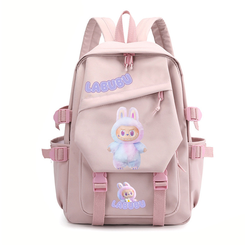 新しいバブルマトラ ラブブ プリントランドセル 小学生 中学生 おしゃれ 通気性 カジュアル バックパック|undefined