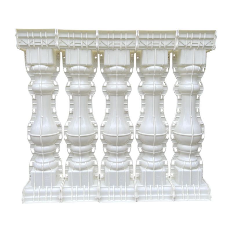 Molde de columna romana, cerca de barandilla de balcón, molde de barandilla de columna de jarrón de cemento colado en el lugar, modelo decorativo de columna romana