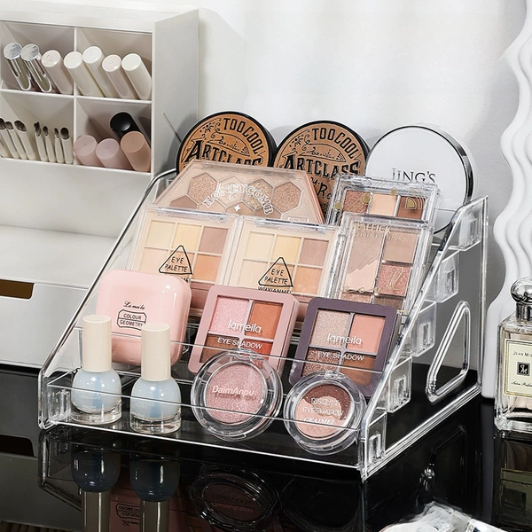 5th floor-trapezoidal eye shadow tray storage rack