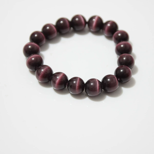 Purple, cat's eye, 12mm, 39 gram