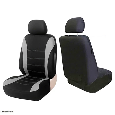 Universal seat cover – European and American Car Seat - gray-front-seat-single-seat-2-piece-set-general