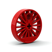 【50g】MOC小颗粒拼插积木85558散件中国积木基础配件火车轮 大