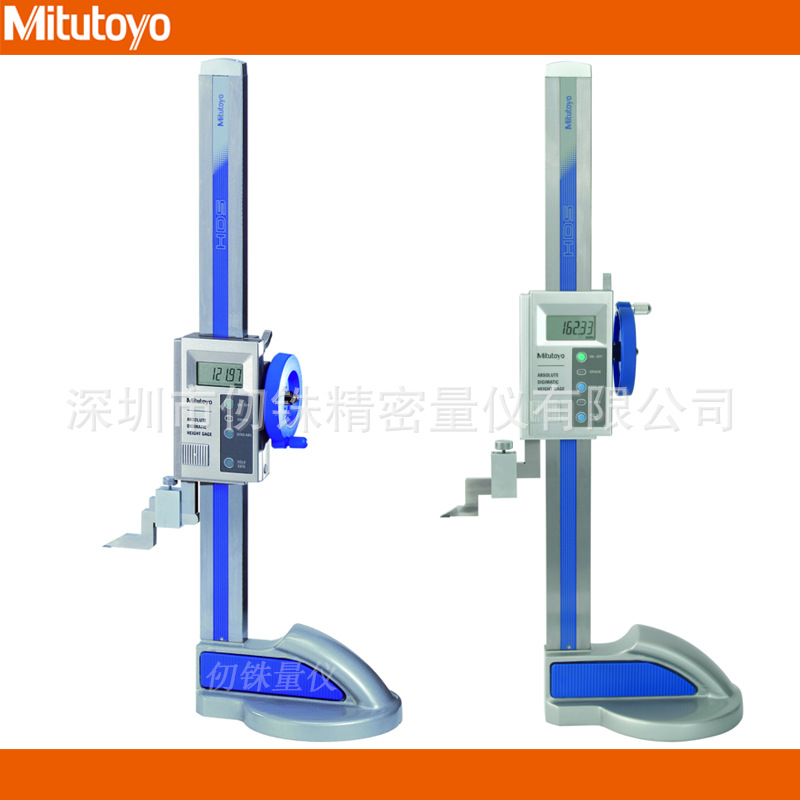 三丰Mitutoyo单柱数显高度尺570-302手轮微调570-304带线性编码器