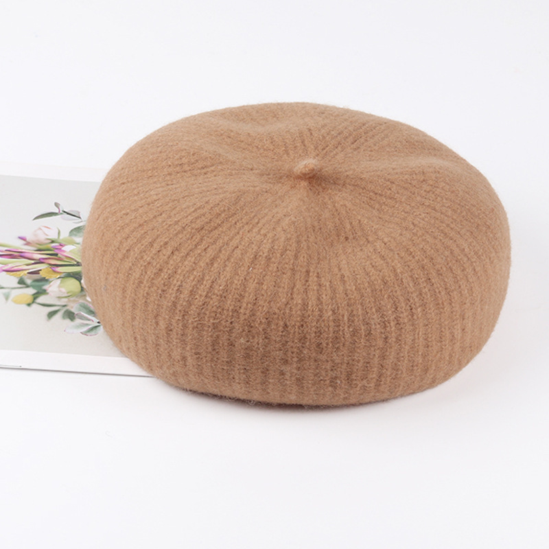 Otoño y invierno de moda de lana Boina niños retro sombrero japonés Inglés elegante sombrero pintor temperamento