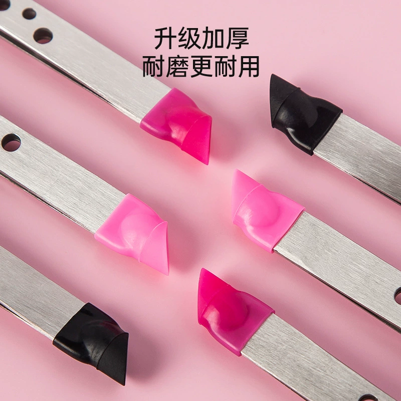 Маникюрный силиконовый чехол силиконовый розовый черный розовый инструмент для сверления пинцет украшения