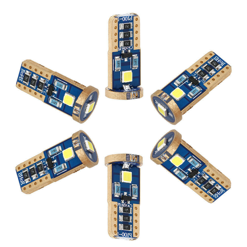 Auto t10 luz de lectura luz de ancho T10 3030 3smd decodificación luz trasera t10 lámpara de matrícula pequeña lámpara